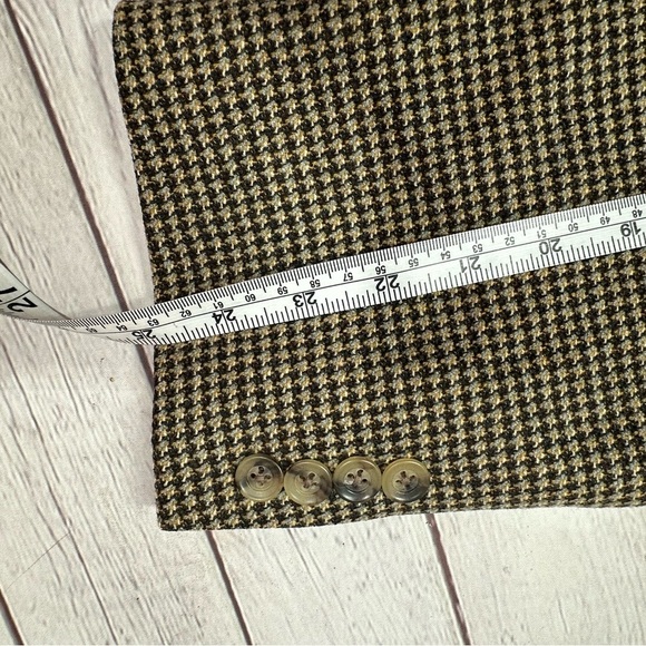 Oak Hall Men's Classic wool cashmere Blazer jacket sz 46L tall classic - Picture 7 of 9